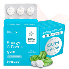 Neuro Energy Focus Gum package for on-the-go focus