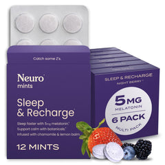 Neuro Sleep Meltaway Mints in pack for an easy nightly routine.