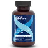 Neurobiologix Gut Histamine Support bottle front promotes comfortable digestion after meals.
