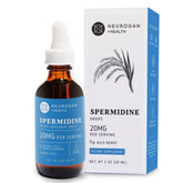 Neurogan Spermidine bottle pour demonstrates high-potency liquid for easy daily use.