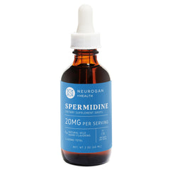 Neurogan Spermidine dropper dispense enables precise dosing and fast absorption.