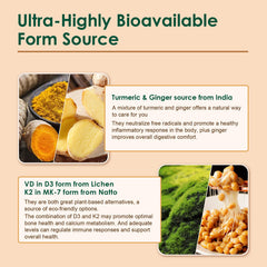Ingredients panel highlighting acerola vitamin C and organic black pepper.