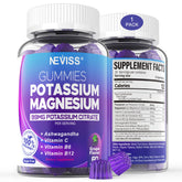 NEVISS Potassium Magnesium Gummies bottle for daily electrolyte support