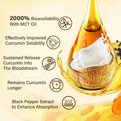 NEVISS Turmeric Gummies with black pepper extract boosts curcumin bioavailability