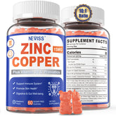 NEVISS gominolas Zinc Copper en empaque, apoyo inmune suave