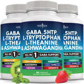 New Age GABA All-in-1 bottle front supports balanced mood and everyday calm.