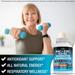 NEW AGE NAC vitamin D3 and K2 in one capsule.