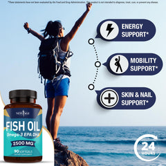 New Age Omega 3 per-serving EPA and DHA breakdown for reference