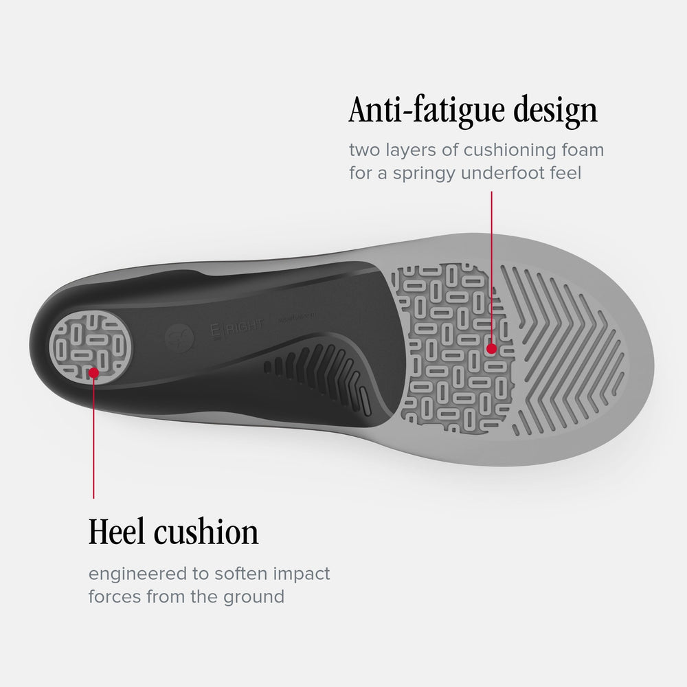 New Balance Flex Cushion insert demonstrates moisture-wicking fabric for odor control