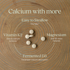 D3 and K2 boost absorption and directed calcium delivery in New Chapter formula