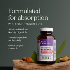 New Chapter Energy Supplement ingredients include organic greens and botanicals.