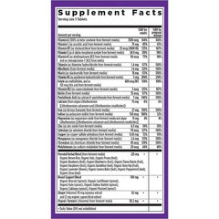 Close-up of Perfect Prenatal tablets emphasizing fermentation for gentle digestion