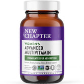New Chapter Women's Multivitamin bottle front with whole-food formula for daily wellness.