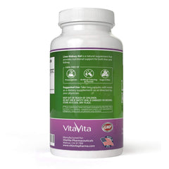 New Green Nutrition Liver Kidney Aid bottle pouring capsules into hand