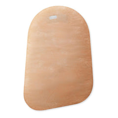New Image ostomy pouch closed end 9-inch side view enhances confident positioning and odor containment.