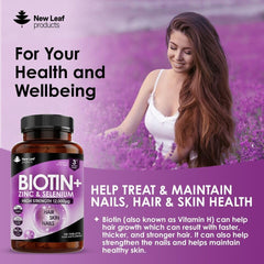 New Leaf Biotin coconut oil-infused formula enhances absorption