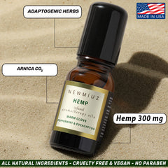 New Miuz arnica co2 roll-on delivers a herbal-fresh scent for muscle comfort