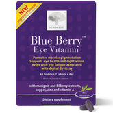 NEW NORDIC blue-berry-eye-vitamin-tablets on display to emphasize eye health.