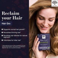 NEW NORDIC Hair GRO apple extract highlights natural follicle nourishment.