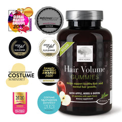 NEW NORDIC packaging highlights vegan ingredients and clean labeling for hair care.