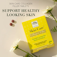 Illustration of marine collagen with pomegranate, tomato, and astaxanthin from NEW NORDIC