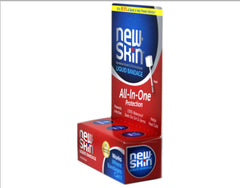 New-Skin dries clear while forming a waterproof barrier over minor cuts and blisters.