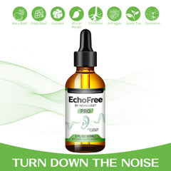 Dropper usage demonstrated for two daily doses supporting quiet focus