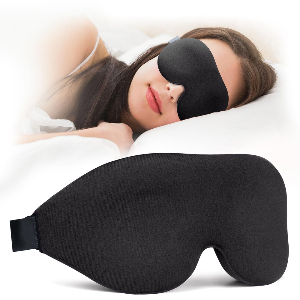 NEWVANGA máscara dormir contorno 3D naríz bloquea la luz para dormir mejor