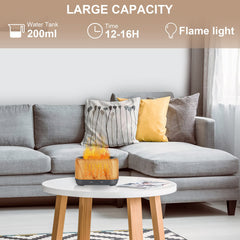NEWYID diffuser 240ml tank delivers long-lasting aroma for cozy evenings.