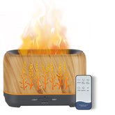 NEWYID essential oil diffuser with flame effect enhances ambience and fragrance.