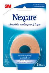 Nexcare Absolute, cinta impermeable para vendajes en agua.