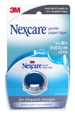 Nexcare Gentle Paper Tape securing gauze without irritation