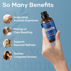 Diffuser setup with Nexon Botanics Breathe blend releasing aroma.