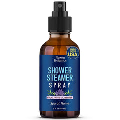 Nexon Botanics Eucalyptus-Lavender Shower Steamer showcases a refreshing spa moment.