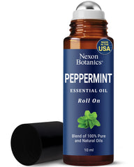 Nexon Botanics Peppermint Roll-On bottle close-up for refreshing aroma