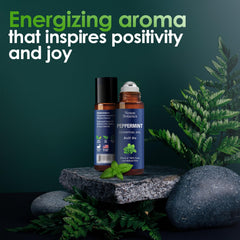 Nexon Botanics Peppermint Roll-On mint aroma enhances focus