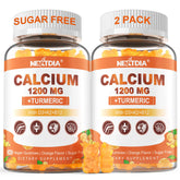 Nextdia Calcium Gummies with Turmeric bottle shows a potent, convenient bone support option.
