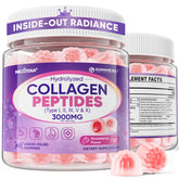 Nextdia collagen gummies tropical flavor in jar support radiant skin and nails.