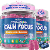 Nextdia Focus Gummies bottle-front view promoting daily calm and focus for all ages.