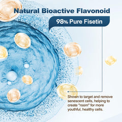 Nextdia packaging of Liposomal Fisetin Complex Gummies