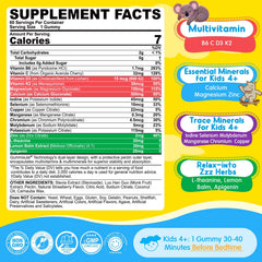 Nextdia gummies showing magnesium glycinate and minerals for nightly use