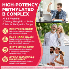 Nextdia methylated B-complex gummies closeup reveals vibrant fruit-chew texture.