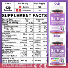 Nextdia saffron gummies raspberry flavor close-up with focus support.