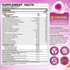 Nextdia gummies close-up showing fruity texture for easy daily intake.