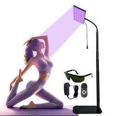 NFBMRSNC tanning lamp with adjustable stand for versatile at-home use