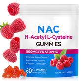 NFILVSYO NAC Gummies bottle front shows 1000mg per serving for immune support
