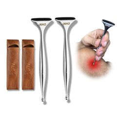 NHO 2-in-1 acupuncture pen dual-ended design for precise pressure on neck and face.