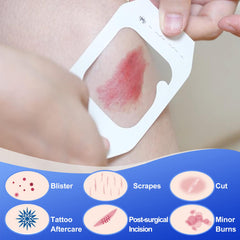 Niceful soft dressing conforms to body contours for discreet wear over joints.