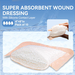 Niceful soft contact-layer wound care features gentle adhesion and non-stick performance