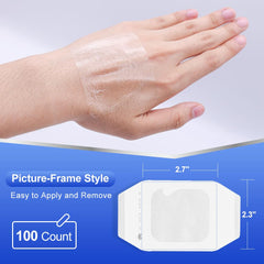 Niceful transparent film dressing provided latex-free comfort and easy removal.